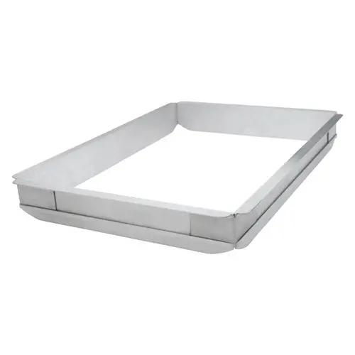 Aluminum 1/4-Size Sheet Pan Extender – Adjustable Edge Support For Baking 1