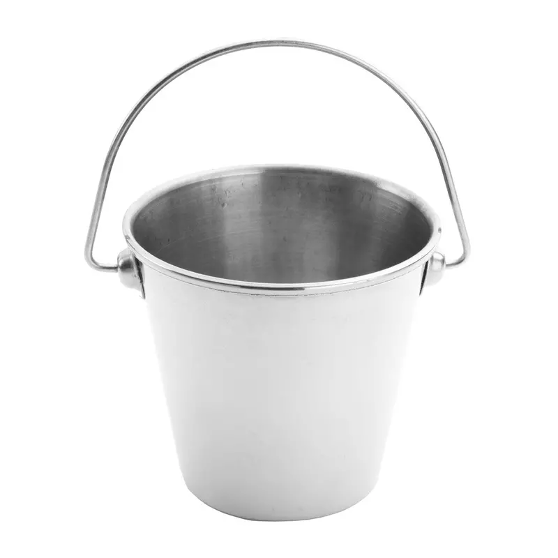 American Metalcraft Ssp43 Compact Stainless Steel Mini Pail – 4.375" Diameter × 4.875" Height 1