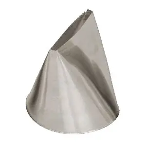 Ateco 789 Ribbon Piping Tip — Extra-Large 1.8-Inch Stainless Steel Decorating Tube 1