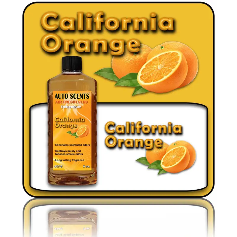 Autoscent California Orange Air Freshener Concentrate – 8 Oz Refill 1