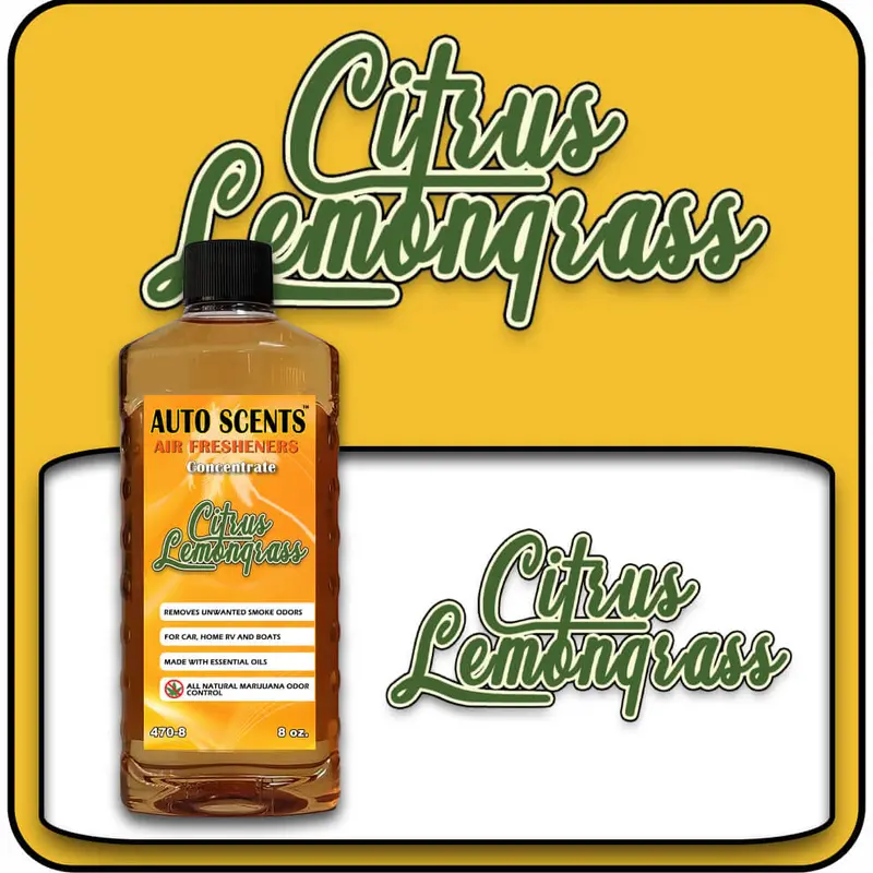 Autoscent Citrus Lemongrass Air Freshener Concentrate – 8Oz 1
