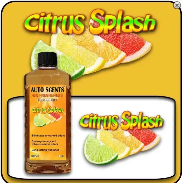 Autoscent Citrus Splash Air Freshener Concentrate – 8 Oz 1