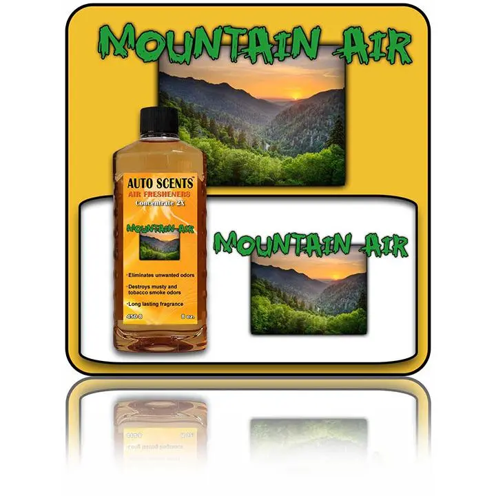 Autoscent Mountain Air Concentrated Air Freshener (8 Oz) 1