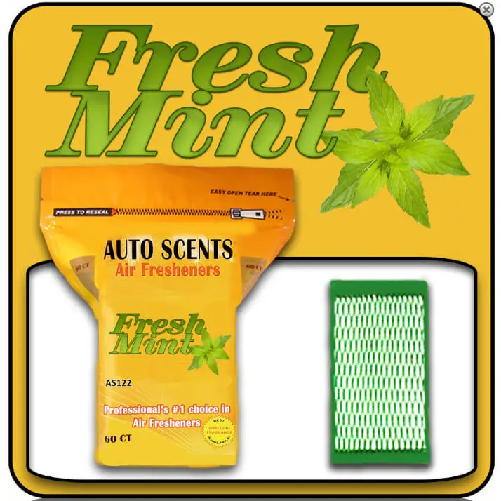 Autoscents Fresh Mint Scented Air Freshener Pads – 60-Pack 1