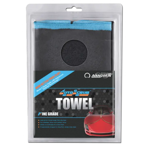 Autoscrub 12"×12" Fine-Grade Microfiber Towel – Lint-Free Drying & Wiping 1