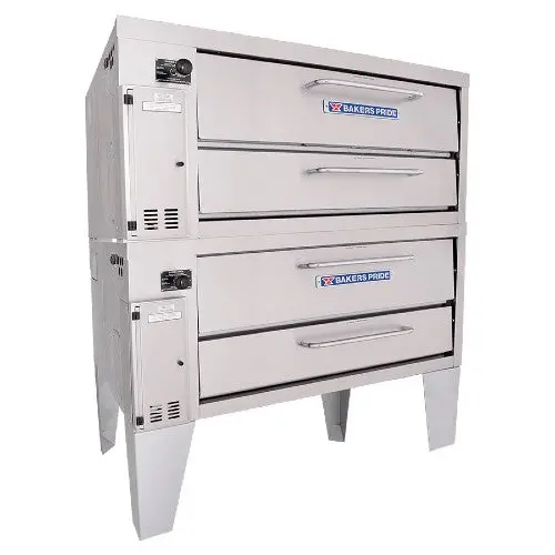Baker'S Pride 152 Gas-Fired Double-Deck Pizza Oven — 36-Inch Wide 1