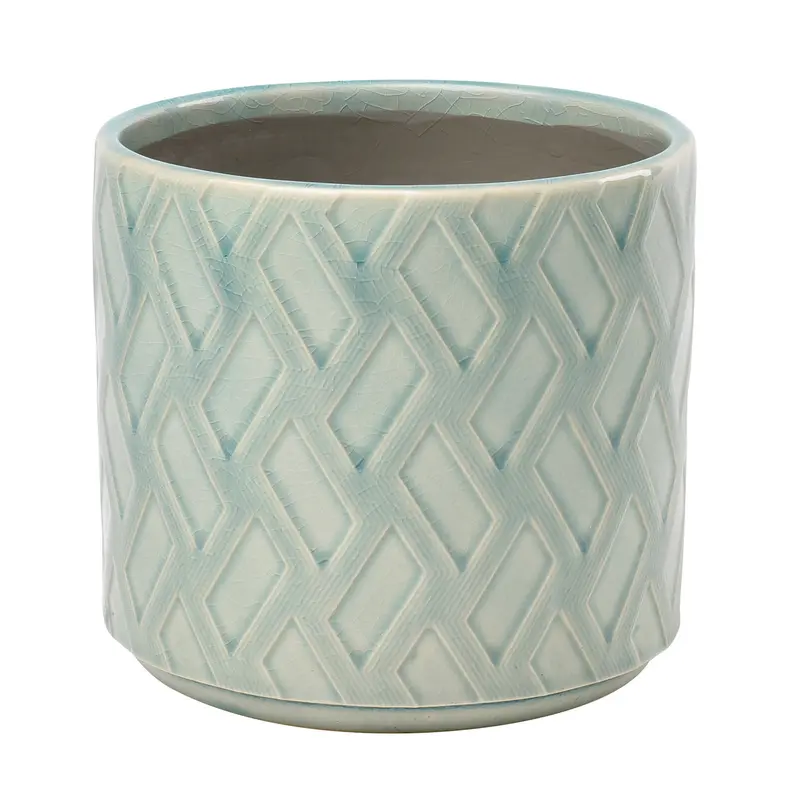 Barcelona Celadon Glazed Ceramic Pot 1
