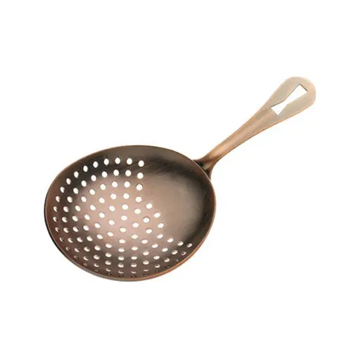 Barfly By Mercer M37028Acp Julep Strainer – Antique Copper Finish, 6.5 Inches 1