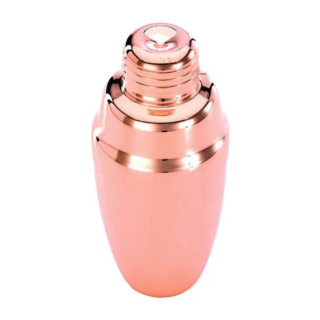 Barfly By Mercer M37038Cp Reinforced 3-Piece Copper-Plated Shaker Set – 18 Oz Total 1