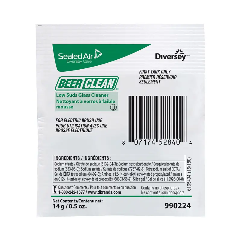 Beer-Safe Glass Cleaner – Case Of 100 Single-Use Wipes 1