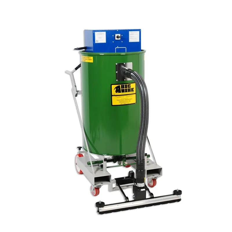 Big Mike Suck & Dump Flat-Base Industrial Vacuum – Dry-Use Model 1