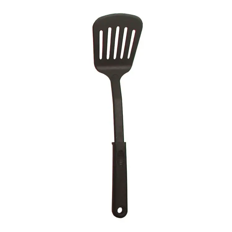 Black Disposable Slotted Spatula – 12.8-Inch Length 1
