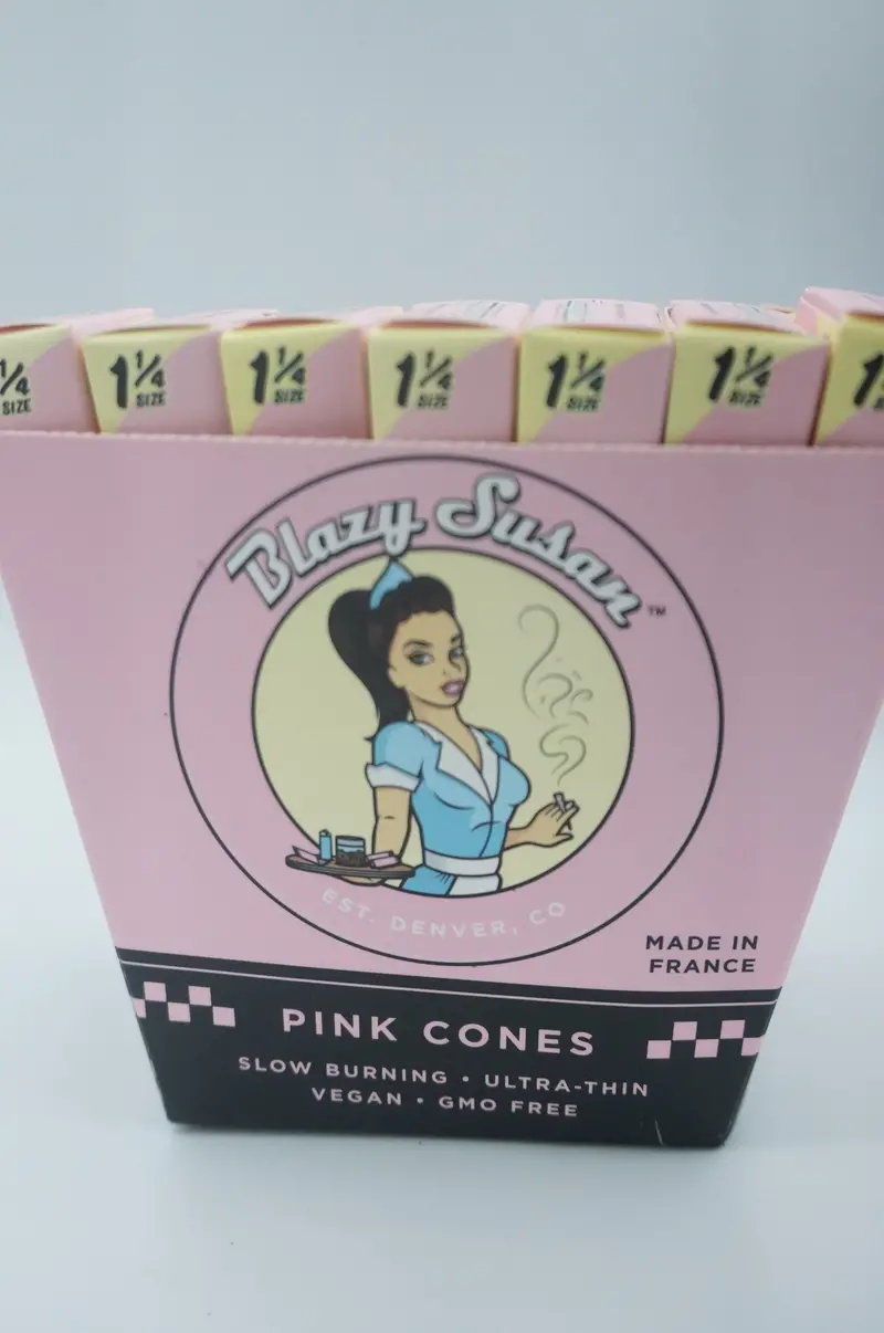 Blazy Susan Pink Cones – 11/4-Inch Quartz Banger Dab Rig 1