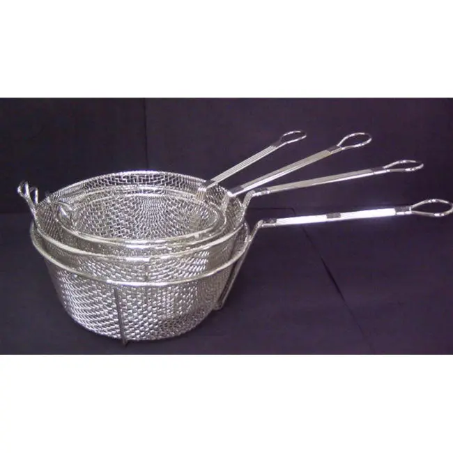 Bluebird 0853 Nickel-Plated Wire Pasta Strainer Basket — 9.75-Inch Diameter 1