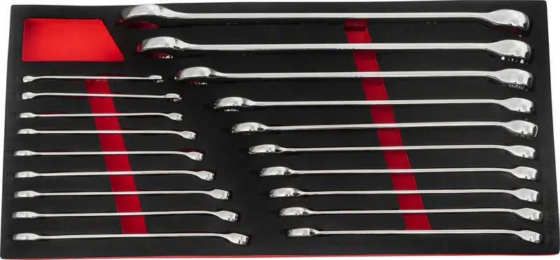 Boxo 19-Piece Xl Flank Drive Combination Wrench Set 1