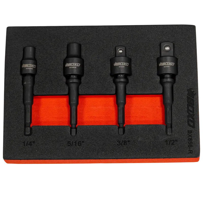 Boxo 4-Piece Master Impact Swivel Adapter Set 1