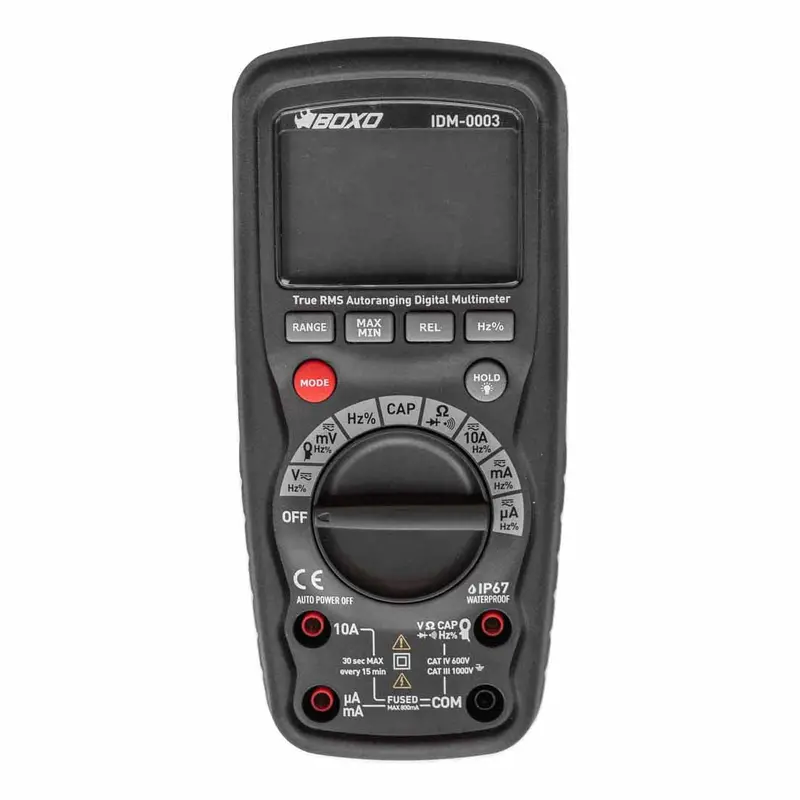 Boxo Digital Multimeter – 1000V Cat Iii / 600V Cat Iv Rated 1