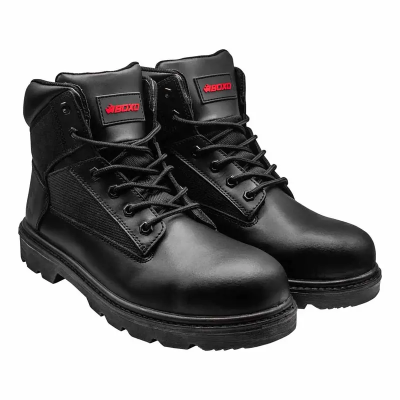 Boxo Workwear Black Safety Boots – Wide Range Of Sizes 1