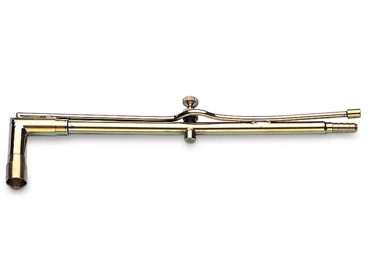 Brass Double Burnpipe – Small-Profile Dual-Flame Torch Attachment 1