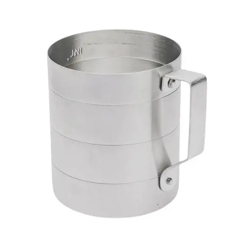 Browne Dry Measure Cup – 2-Quart Stainless Steel 1