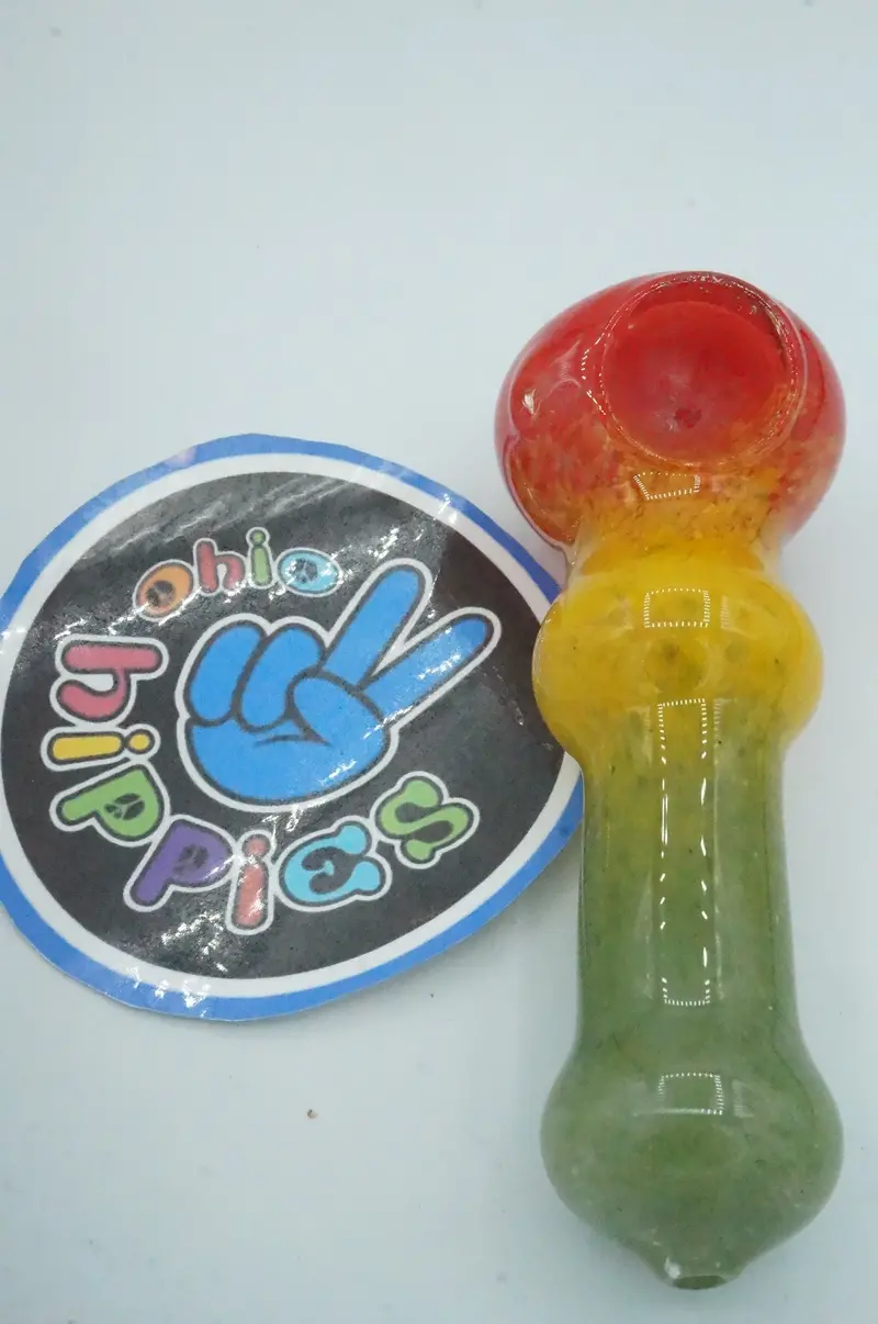 Bubble-Embellished Borosilicate Glass Pipe & Bowl | Ohio Hippies Smoke Shop 1
