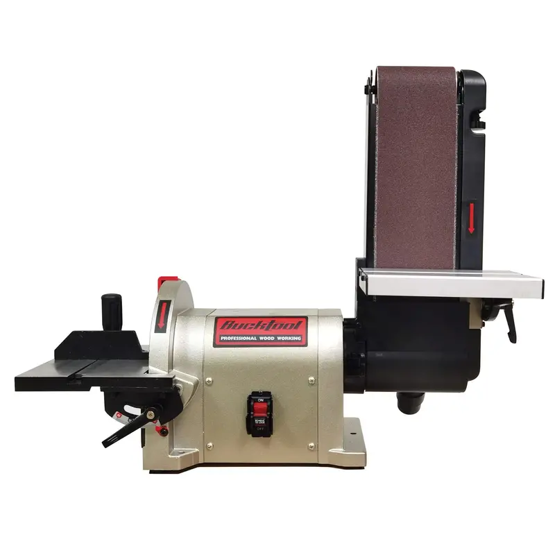 Bucktool Bd4801 3/4 Hp Benchtop Belt-Disc Sander — 4" X 36" Belt & 8" Disc With Direct-Drive Motor 1
