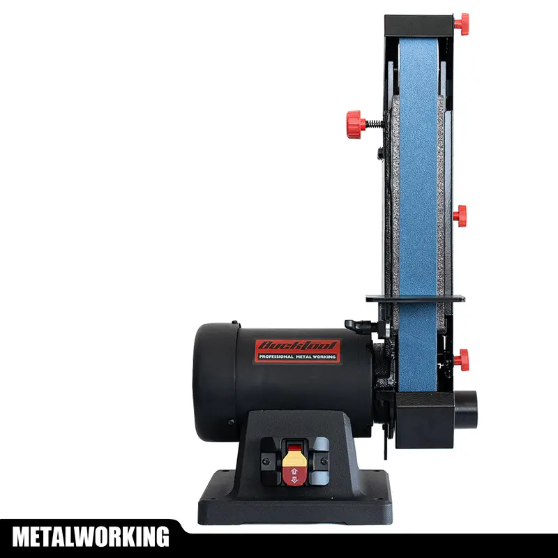 Bucktool Ch50Bs 2X48 Bench Belt Sander – 1Hp, 4500 Fpm, Cast Iron Base & Safety Switch 1