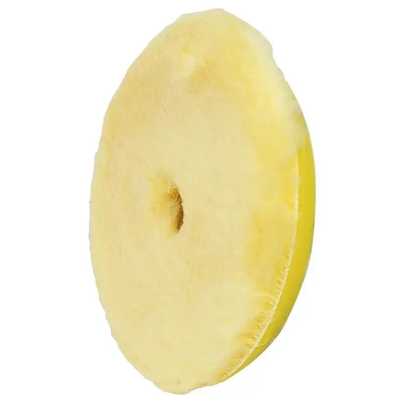 Buff And Shine Uro Yellow Wool Polishing Pad – 6.5" Diameter 1