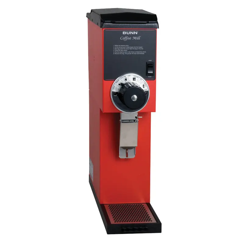 Bunn G3Hd Commercial Coffee Grinder – 3 Lb Hopper, Red Finish 1