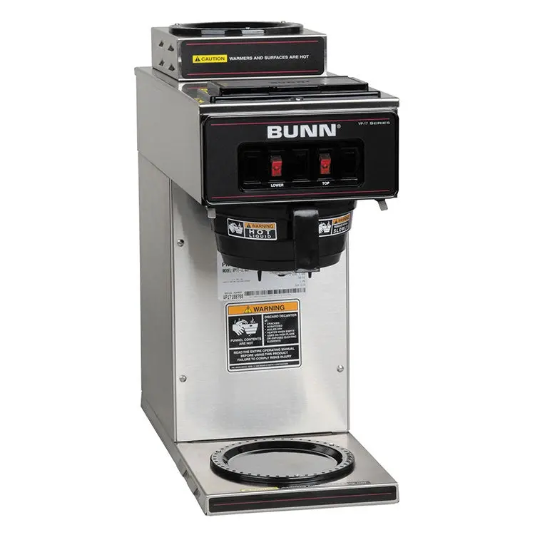 Bunn Vp17-2 Low-Profile Pourover Coffee Brewer – 3.9-Gallon Capacity 1