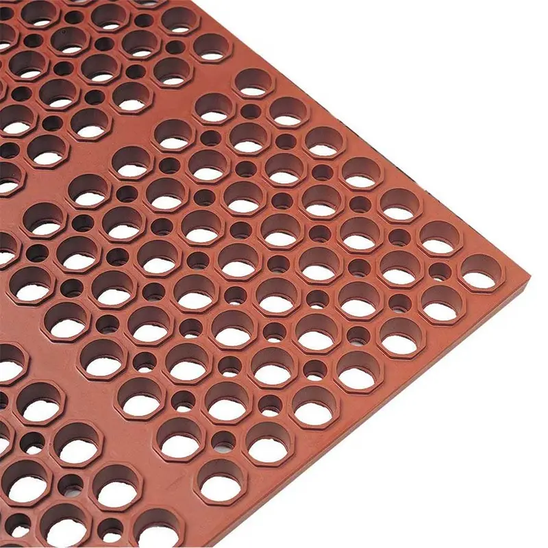 Cactus Mat Vip Deluxe Anti-Fatigue Rubber Floor Mat – Red, 39" X 58.5" X 7/8" 1