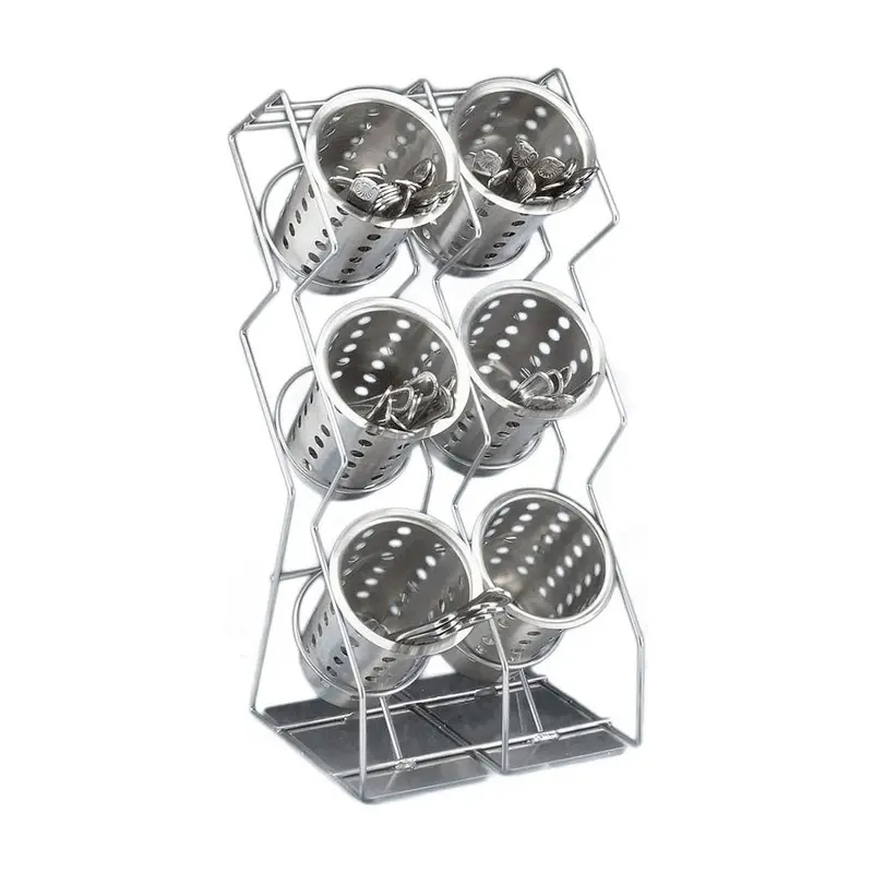 Cal-Mil Space Saver Silverware Display Frame – 1025-6-39, Sleek Silver Finish 1