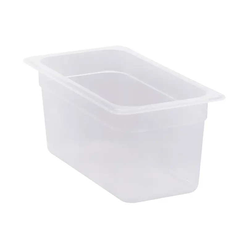 Cambro 1/3-Size Deep Food Pan – 6" Translucent Storage Bin 1