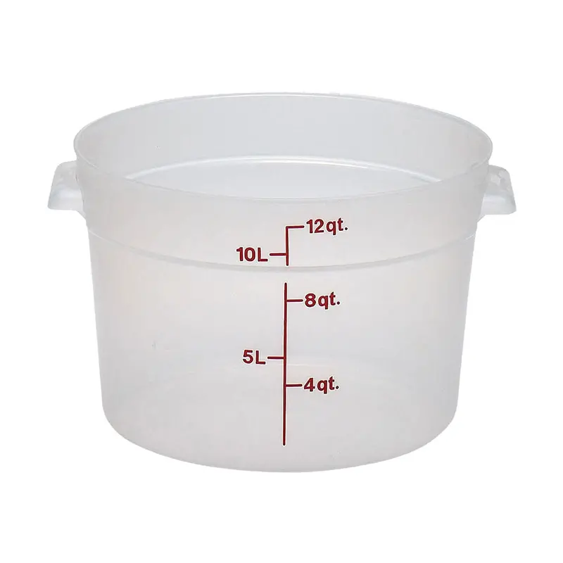 Cambro 12-Quart Translucent Round Storage Container – Commercial Grade (Rfs12Pp190) 1