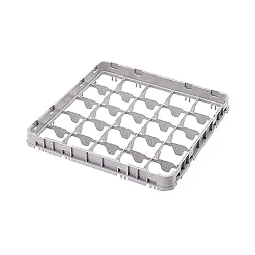 Cambro 36E2151 Full-Size Half-Drop Camrack Extender – 36-Compartment, Soft Gray 1
