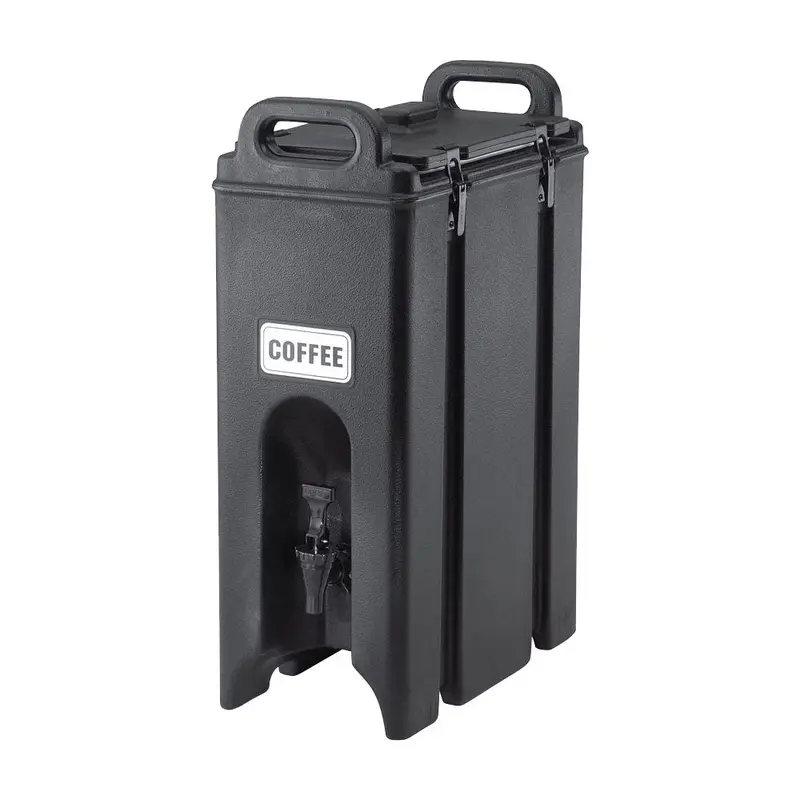 Cambro 500Lcd110 Camtainer Insulated Beverage Dispenser – Black, 4.75-Gallon Capacity 1
