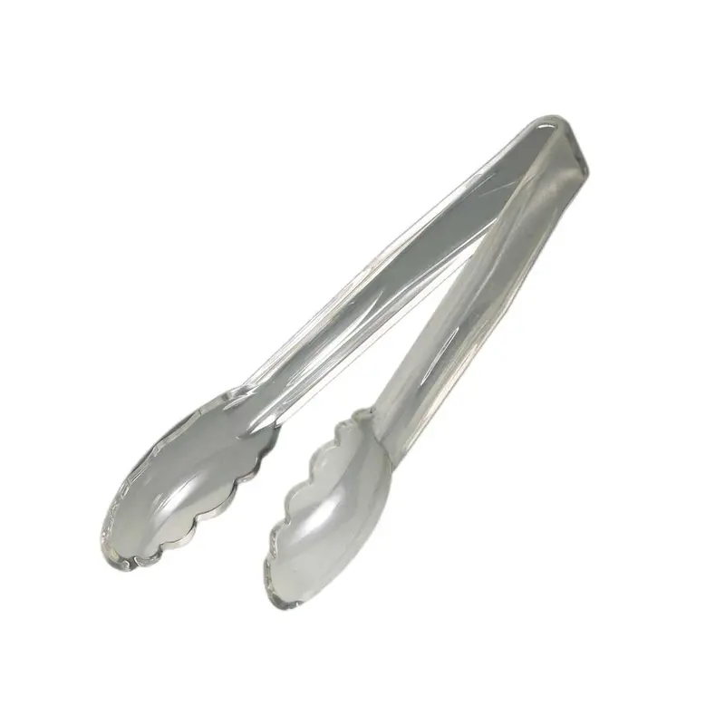 Cambro 9-Inch Clear Scallop-Grip Serving Tongs – Lugano Style (9Tgs135) 1