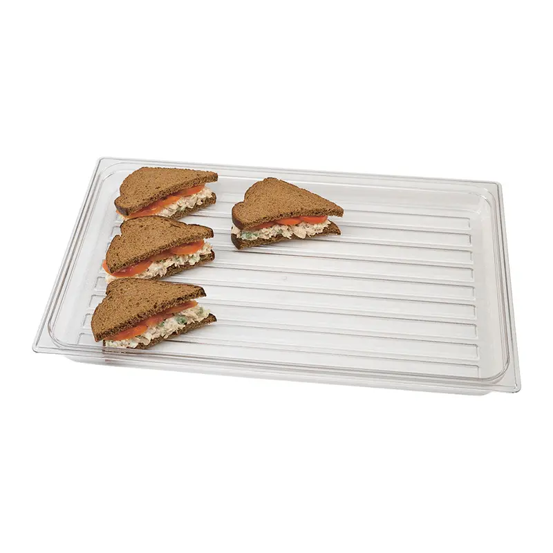 Cambro Camwear 12" X 20" Clear Acrylic Display Tray For Cover Storage 1