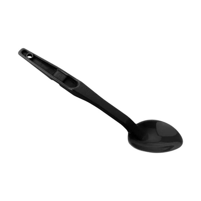 Cambro Camwear Solid Serving Spoon – Black, 13-1/8" Length, Ergonomic Handle 1