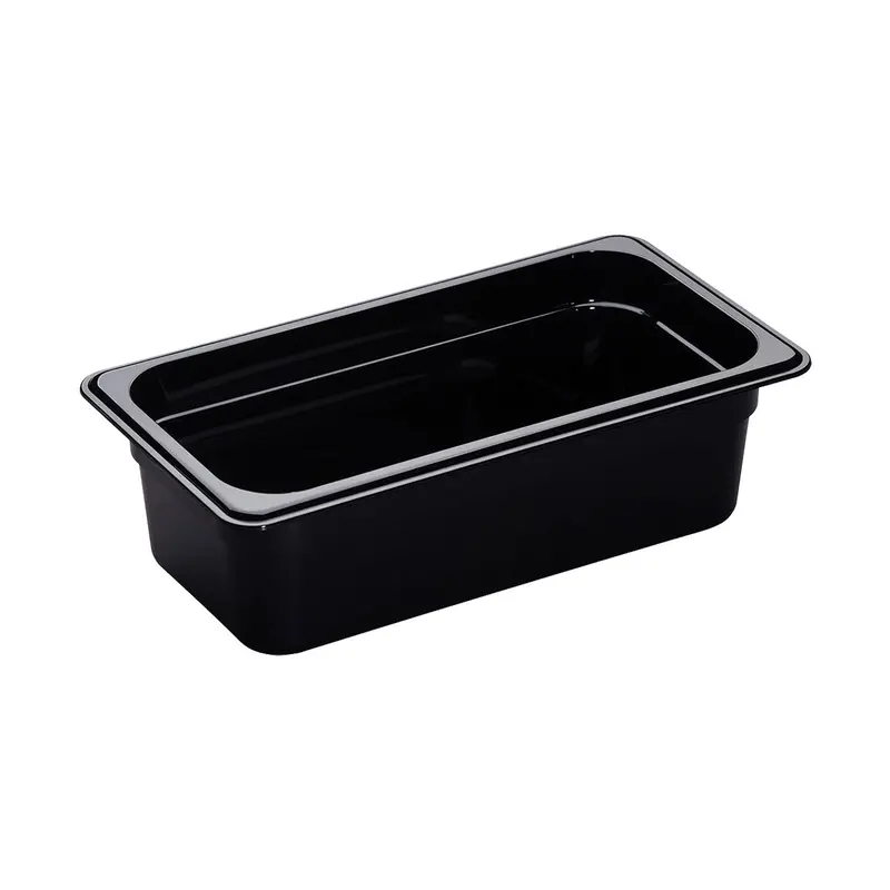 Cambro One-Third Size 4-Inch Deep Black Food Pan – Camwear Construction (34Cw110) 1