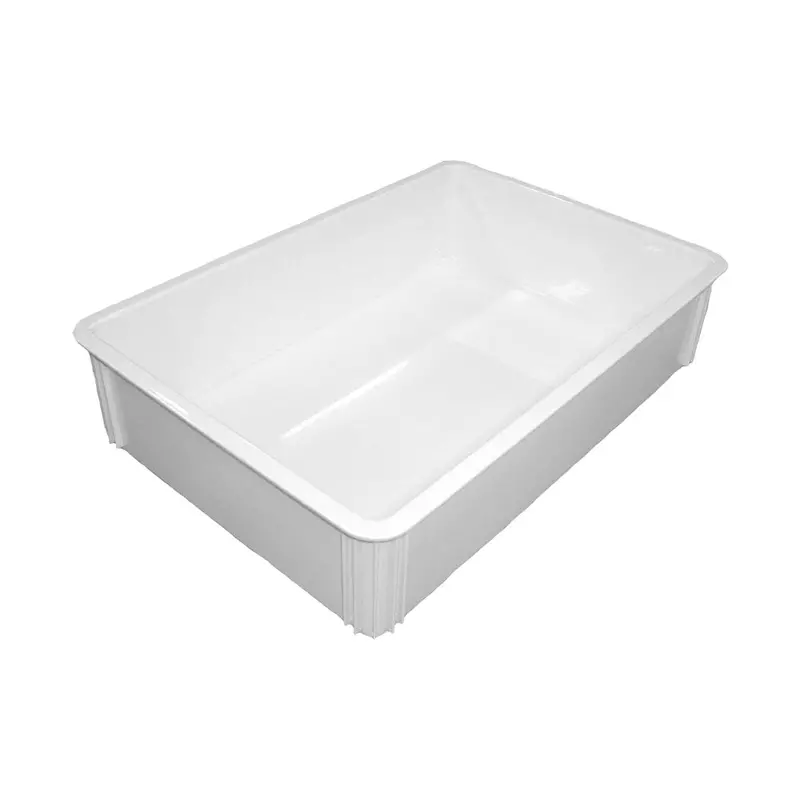 Cambro Pizza Dough Box – 26" X 18" X 6", White Camwear, Nsf-Certified Storage 1