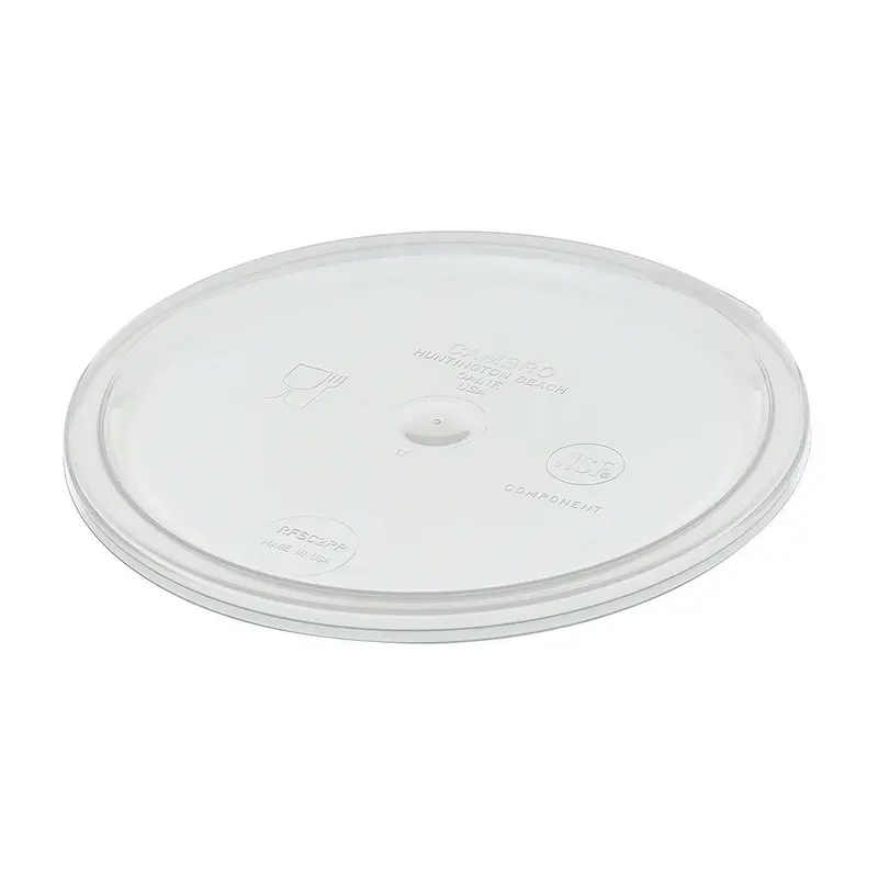 Cambro Translucent Round Storage Lid – Designed For 2 & 4-Quart Containers 1