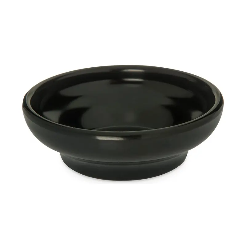Carlisle 087503 Melamine Salsa Ramekin – 5 Oz Black Dish, Durable & Dishwasher Safe 1