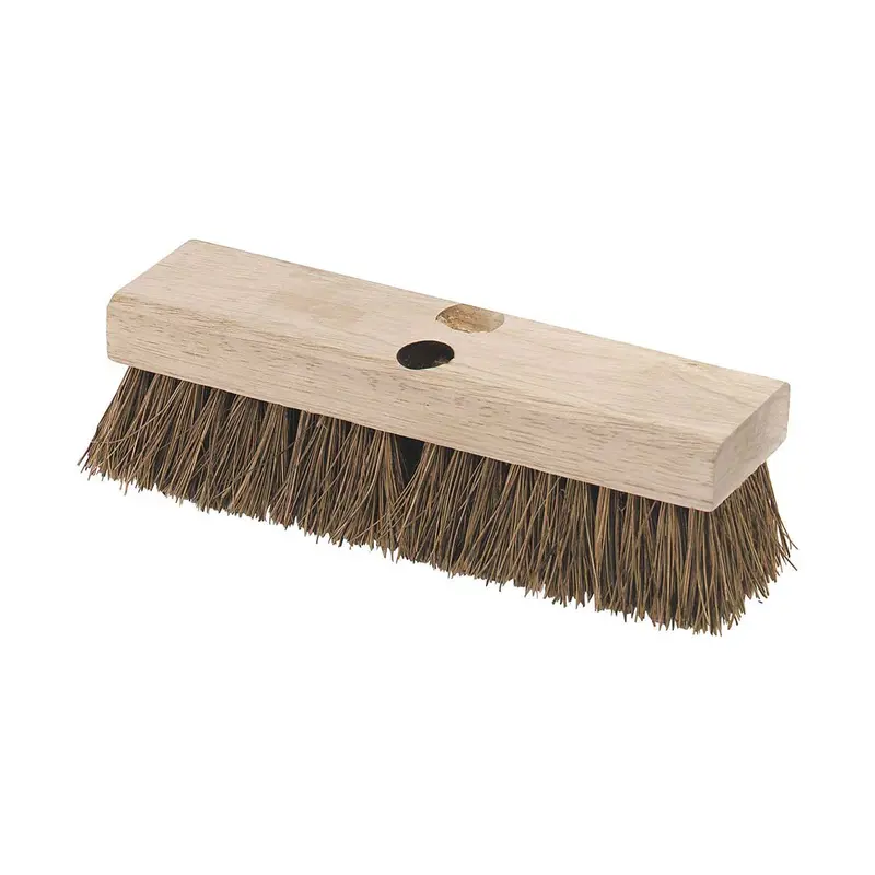 Carlisle 10-Inch Flo-Pac Palmyra Deck Brush For Heavy-Duty Cleaning 1