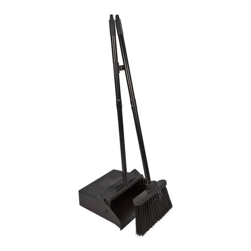 Carlisle 36" Duo-Pan Lobby Pan And Duo-Sweep Broom Combo In Black (36141503) 1