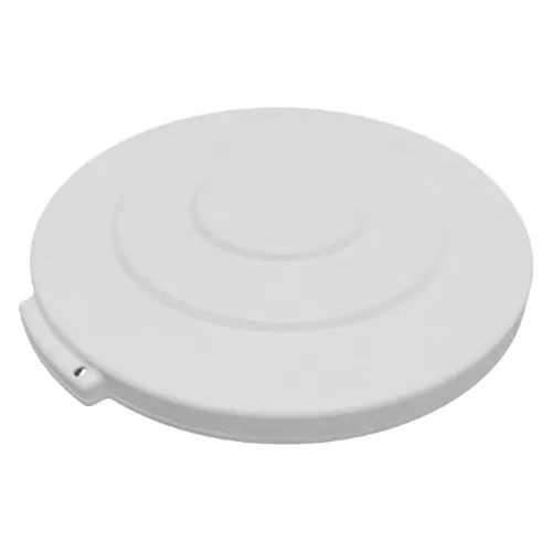Carlisle 84101102 White 10-Gallon Round Trash Can Lid – Bronco Series 1