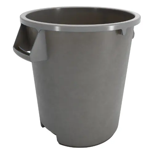 Carlisle 841044Tri23 Bronco Waste Bin & Food Container – Gray, 32 Gal. 1