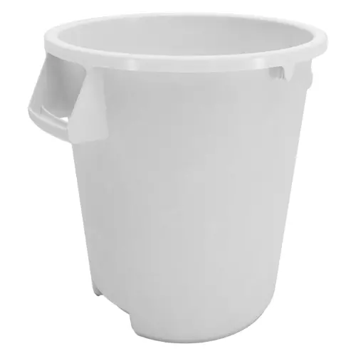 Carlisle Bronco 20-Gallon Round Waste & Food Storage Bin – White (84102102) 1