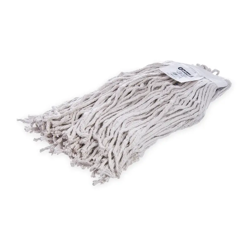 Carlisle Flo-Pac Medium Natural Cotton Mop Head – #20 Size, Soft Loop Construction 1