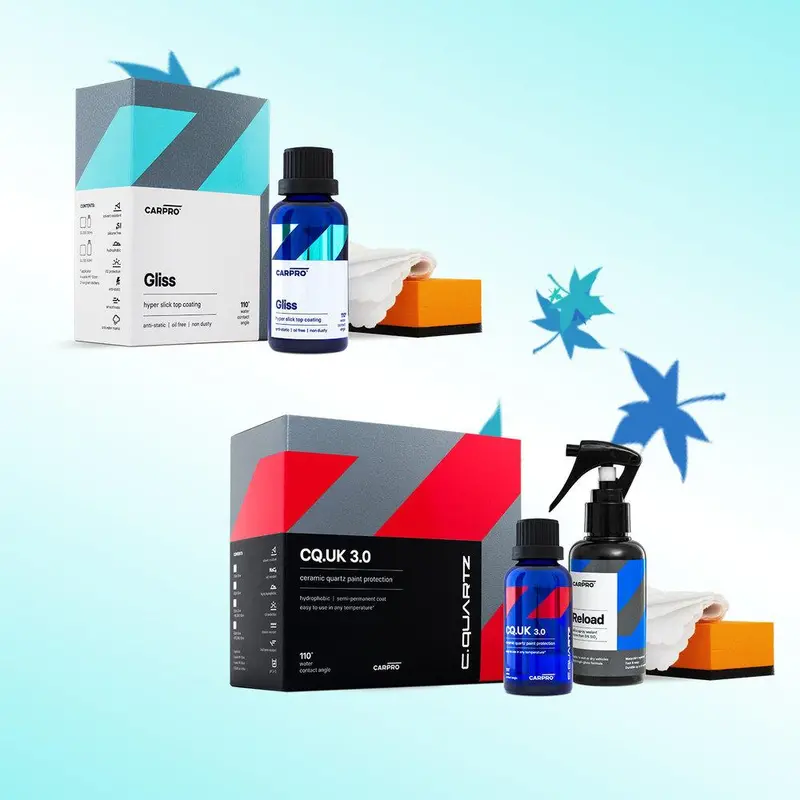 Carpro Cquk 3.0 Ceramic Coating Kit With Reload & Gliss V2 (50Ml Each) 1